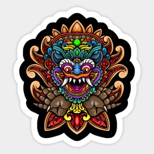 Bali Barong Mask Sticker